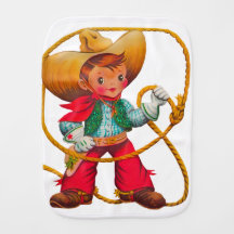 Niño retro niño vago occidental