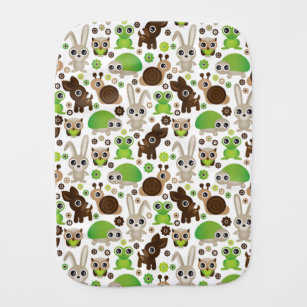 Paño Para Bebés papel tapiz animal de conejo de tortuga de ciervo