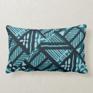 Paño verde azulado tropical 13" del Tapa" almohada