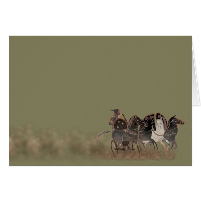 Panoplia - carro y caballos del griego clásico (Anverso (Horizontal))
