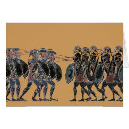 Panoplia - línea de batalla del hoplita del griego