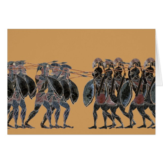 Panoplia - línea de batalla del hoplita del griego (Anverso (Horizontal))