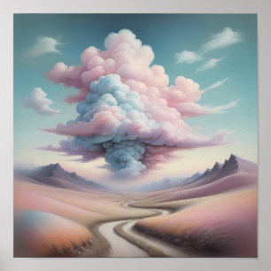 Panorama de la Nubes caprichosa - Arte de paisajes