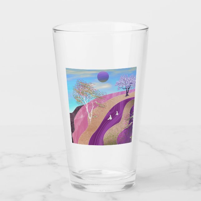 Panorama de los florecientes de primavera (Anverso)