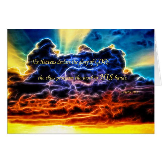 Panorama de nubes de cúmulo biblioeléctrico (Anverso (Horizontal))