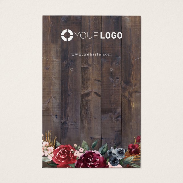 Panorama de personalizado de madera floral de Borg (Anverso)