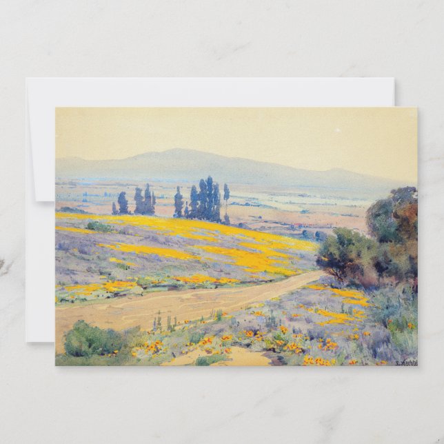 Panorama de primavera de California | Elmer Wachte (Anverso)