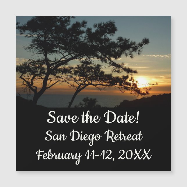 Panorama de Torrey Pine Sunset (Anverso)