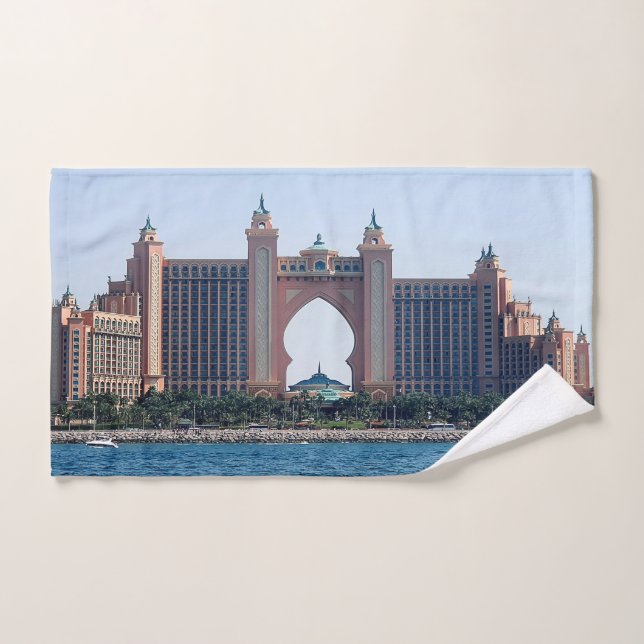 Panorama del Atlantis the Palm, Dubai (Toalla de mano)