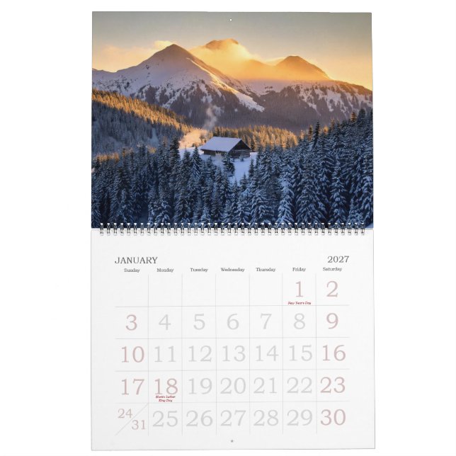 Panorama del Calendario 2025 (Jan 2027)