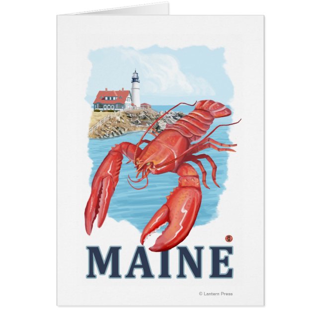 Panorama del faro de Lobster y Portland (Frente)
