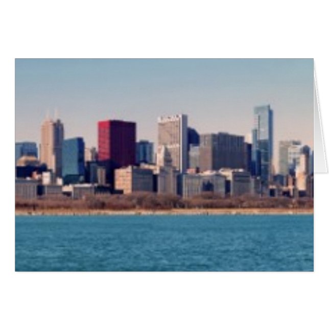 Panorama del horizonte de Chicago (Anverso (Horizontal))