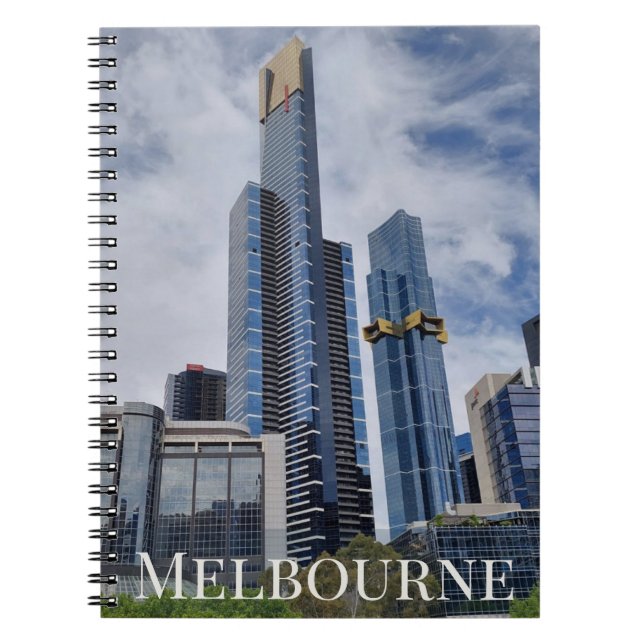 Panorama del horizonte de Melbourne — Cuaderno de  (Frente)