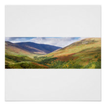 Panorama del Poster brillante de las tierras altas