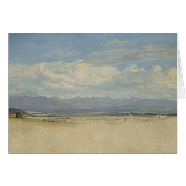 Panorama montañoso soleado, 1829 (Anverso (Horizontal))