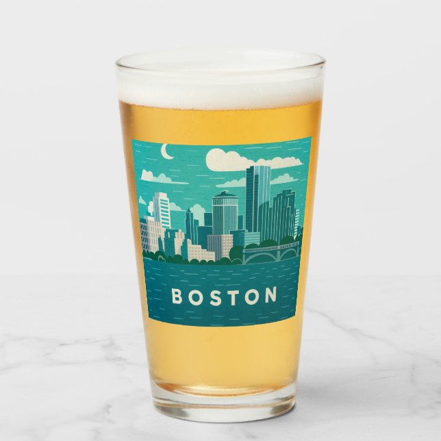 Panorama nocturno de la ciudad de Massachusetts |  (Anverso (lleno))