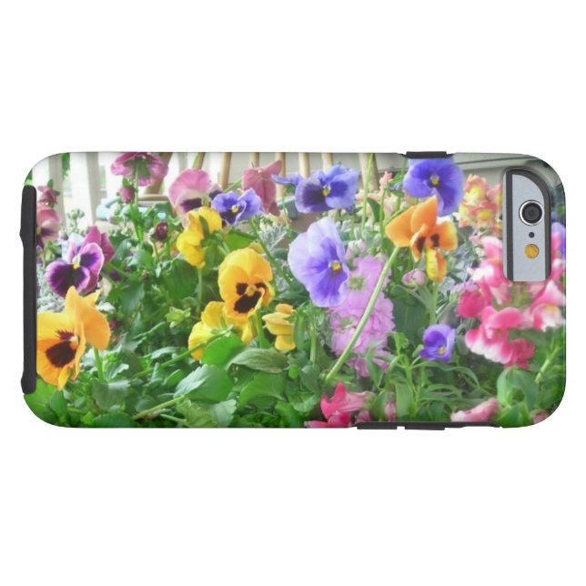 Panoramic Pansies iPhone 6 funda (Reverso Horizontal)
