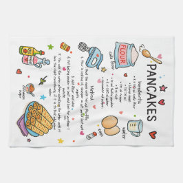 Panqueques Toalla De Plato Ilustrada