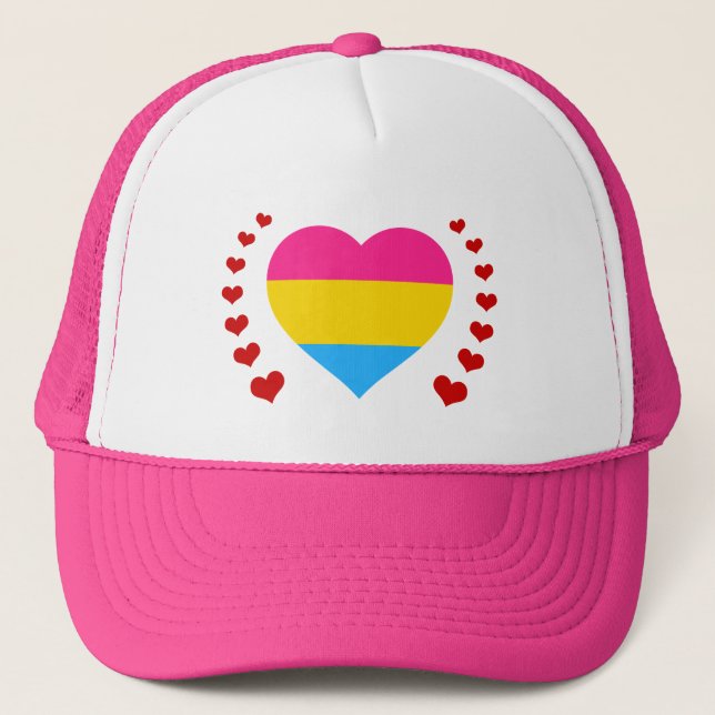 Pansexual Flag & Pride, gorras de moda de la comun (Anverso)