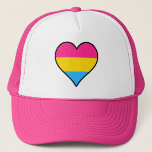Pansexualidad orgullo corazón Camión Sombrero