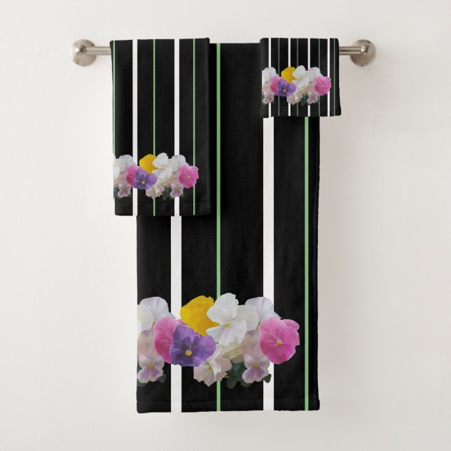 Pansias Coloridas Y Bandas Negrita (In situ)