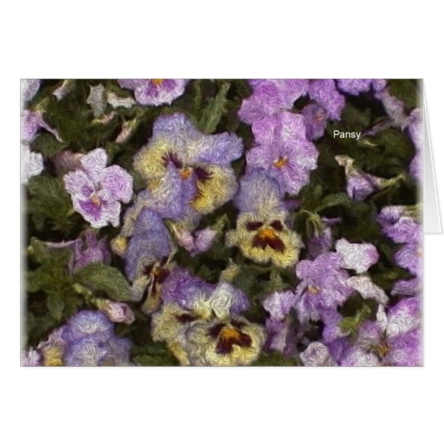 Pansies 01 (Anverso (Horizontal))