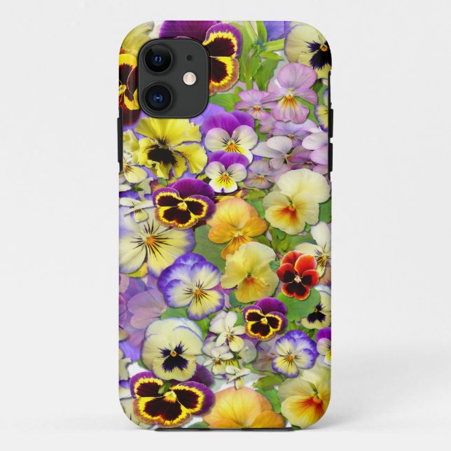 Pansies ~ Funda de 5 ID para iPhone #2 (Reverso)