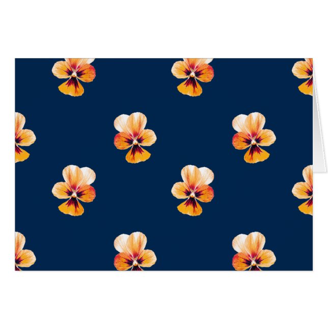 Pansies naranjas (Anverso (Horizontal))