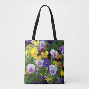 Pansies Tote bolsa