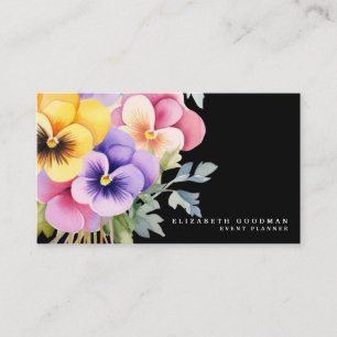 Pansitas de primavera coloridas de moda Tarjetas d