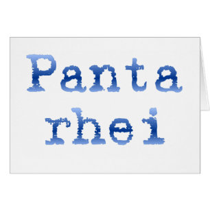 Panta rhei "Todo fluye"
