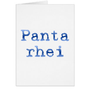 Panta rhei "Todo fluye"