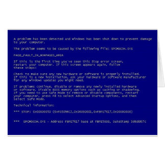 Pantalla azul de la muerte