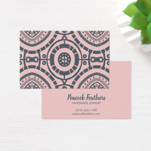 Pantalla Boho Geométrica de Joyas de collar de con (Escritorio)