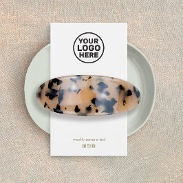 Pantalla de accesorio para clip de pelo de logotip