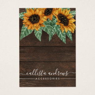 Pantalla De Aire De Madera De Sunflower Rústica