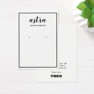 Pantalla de anclaje de firma simple de borde negro