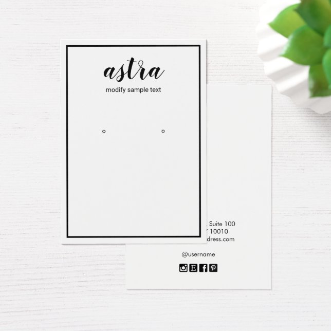 Pantalla de anclaje de firma simple de borde negro (Escritorio)