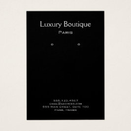 Pantalla de anclaje de joyas negras minima