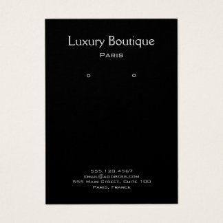 Pantalla de anclaje de joyas negras minima