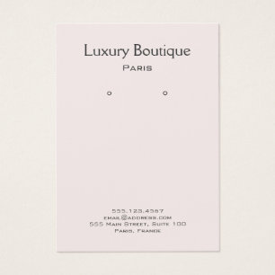 Pantalla de anclaje de joyería rosa claro mínimo