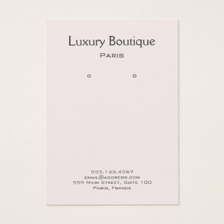 Pantalla de anclaje de joyería rosa claro mínimo