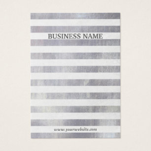 Pantalla de anclaje de rayas plateadas modernas