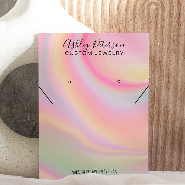 pantalla de aretes de collar de collar de mármol r (Subido por el creador)