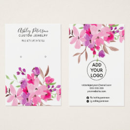 Pantalla de auriculares con joyas de color rosa br