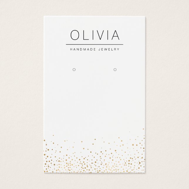 Pantalla de auriculares personalizado  purpurina o (Anverso)