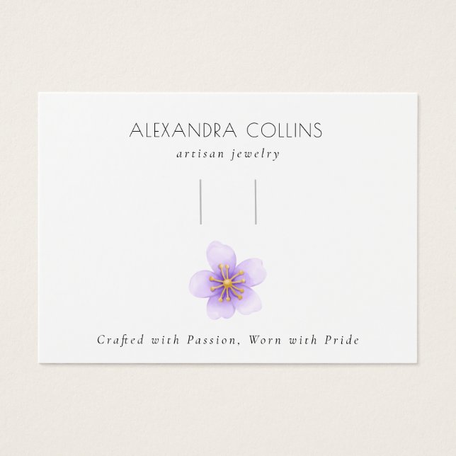 Pantalla de Barrette del clip de pelo morado Sakur (Frente)