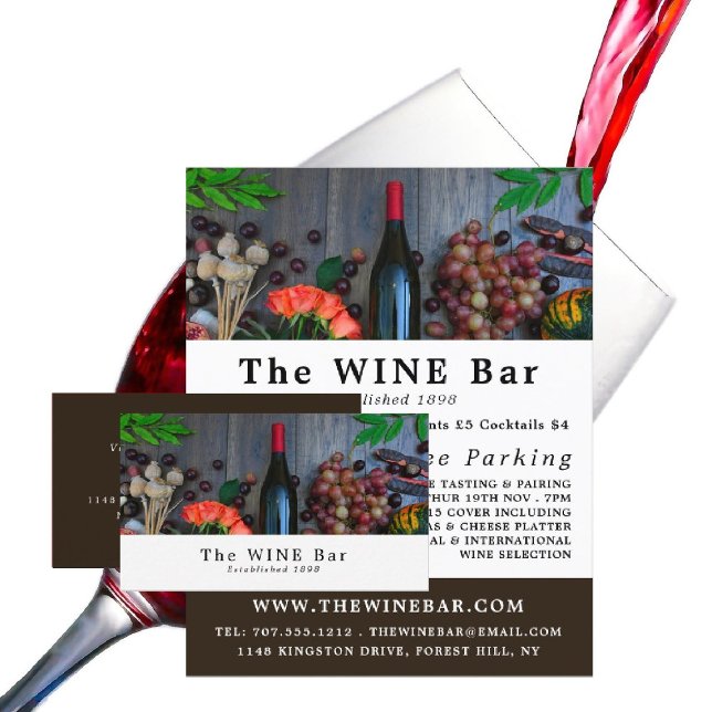 Pantalla de botellas de vino, publicidad de bar de (Subido por el creador)