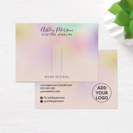 Pantalla de clip de pelo de barretta negra holográ