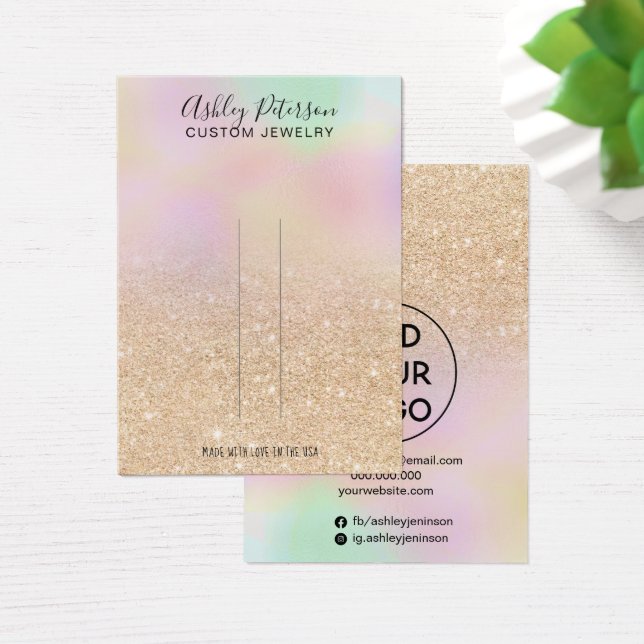 pantalla de clip de pelo purpurina holográfico osc (Escritorio)